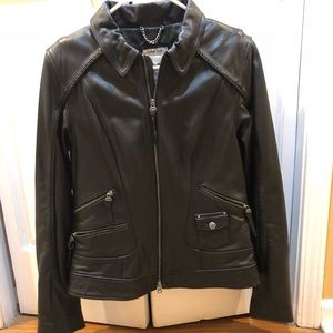 Leather Womens Harley Davidson Jacket size M